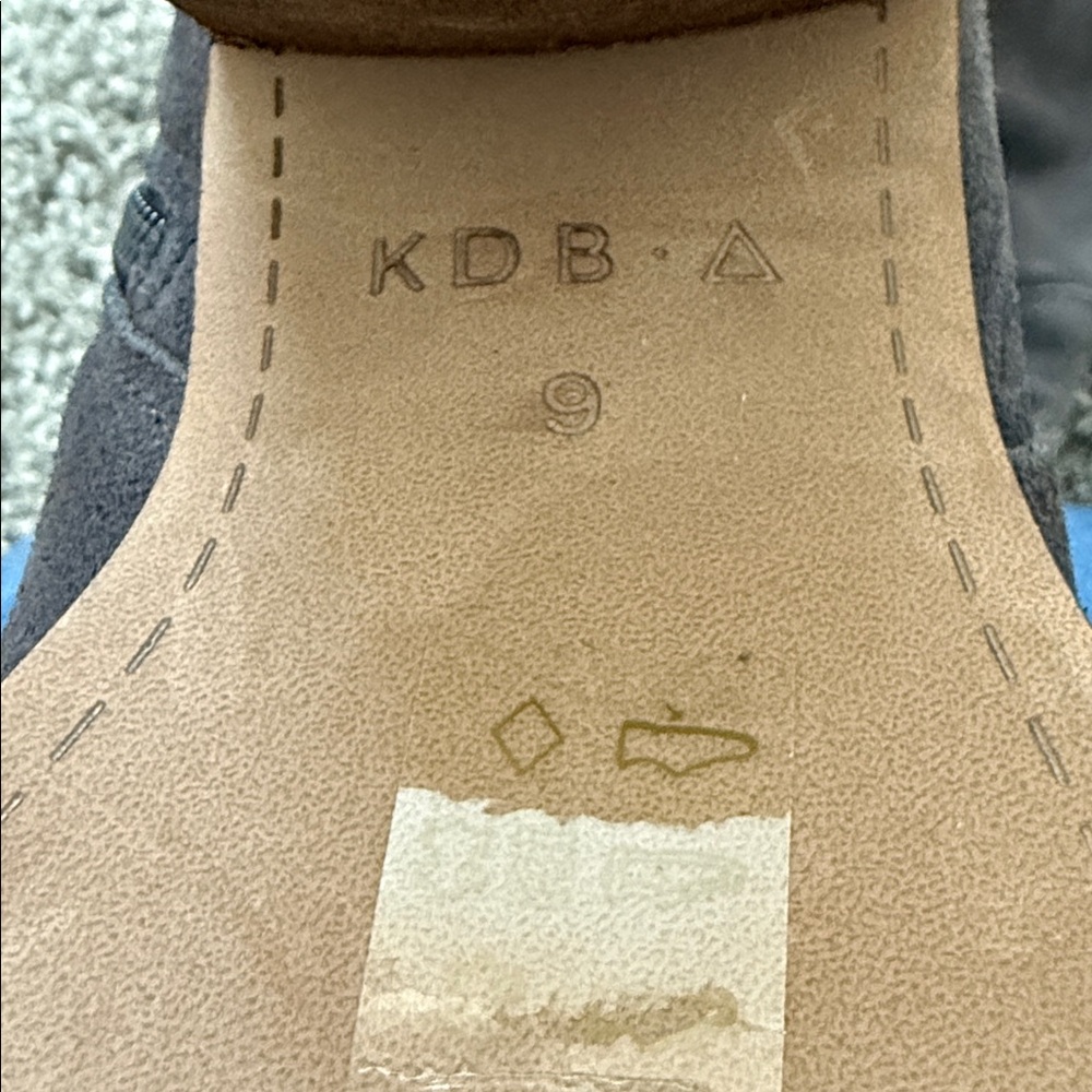 Kelsi Dagger Logan Grey Suede Leather Brooklyn Over The Knee Brown Heeled Boot 9 - Picture 7 of 10
